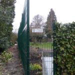 Installation d'une clôture XXL de 3 mètres de hauteur qui devra servir de support pour un mur vég...