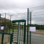 Petite sécurisation des abords du nouveau site d'athlétisme de la ville de Seraing....