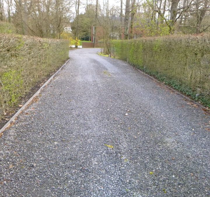 Rénovation d’une allée empierrée….